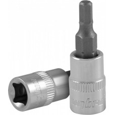 Насадка торцевая 1/4"DR шестигранная, 4мм, 35 мм, OMBRA