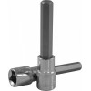 Насадка торцевая шестигранная 19мм , 1/2"DR , 100 мм, OMBRA