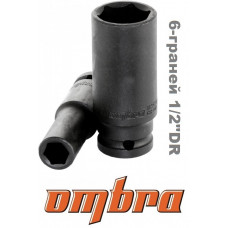 Головка глубокая ударная 1/2"DR. 14мм 6-гранная. L-78мм OMBRA Головка глубокая ударная 1/2"DR. 14мм 6-гранная. L-78мм OMBRA