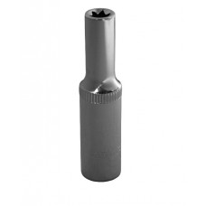 Головка торцевая глубокая Е4 , 1/4"DR, внешний TORX, CR-V. OMBRA