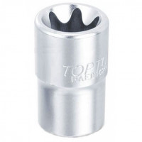 Головка торцевая короткая Е10 , 1/4"DR, внешний TORX, CR-V. TOPTUL