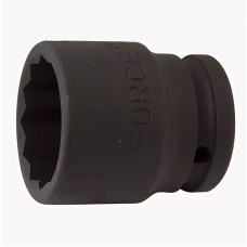 Головка короткая ударная 1/2"DR. 30мм 12-гранная. L-48мм FORCE Головка короткая ударная 1/2"DR. 30мм 12-гранная. L-48мм FORCE