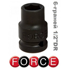 Головка короткая ударная 1/2"DR. 21мм 6-гранная. L-42мм FORCE Головка короткая ударная 1/2"DR. 21мм 6-гранная. L-42мм FORCE